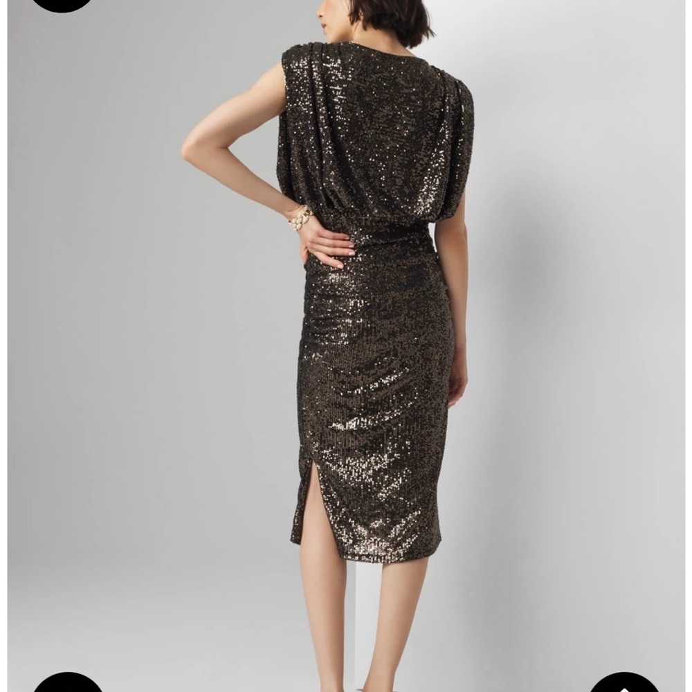 Elegant Black Sequin Dress